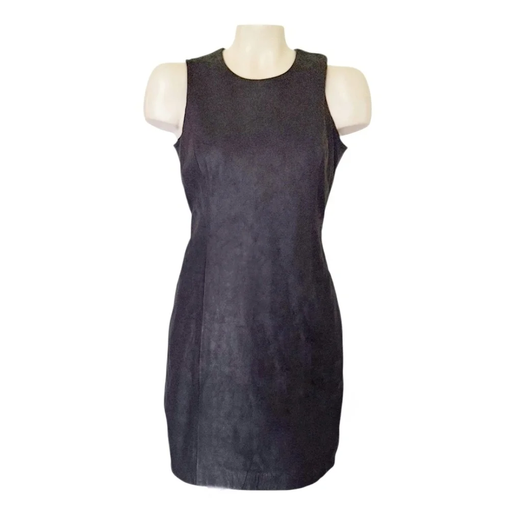 Theyskens Theroy Black Leather Quilted Mini Dress Sexy Luxury Glam 2 - Picture 10 of 10